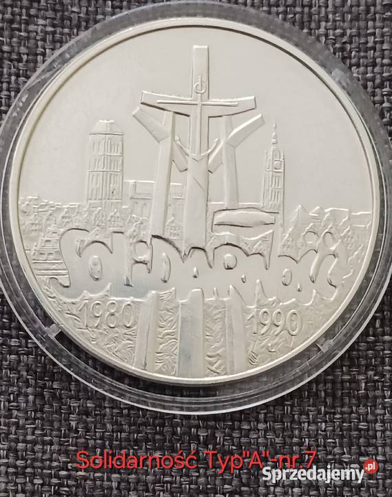 100 000 Solidarność 1990 r Typ A 7 Numizmatyka sprzedam
