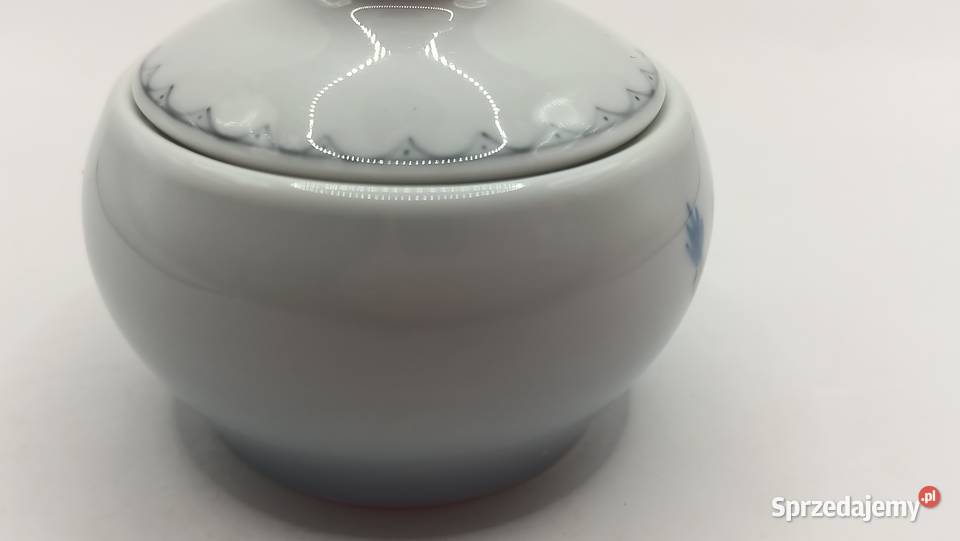 Porcelanowa cukiernica BG Szwecja Porcelana i szkło Zamość