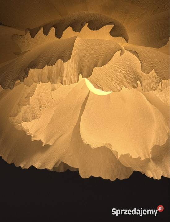 Lampa wykonana z włoskiego krepu Rozmiar 5555 Pruszcz Gdański