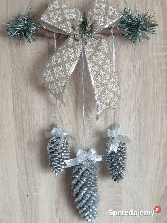 Zawieszki świąteczne z naturalnymi szyszkami Katowice