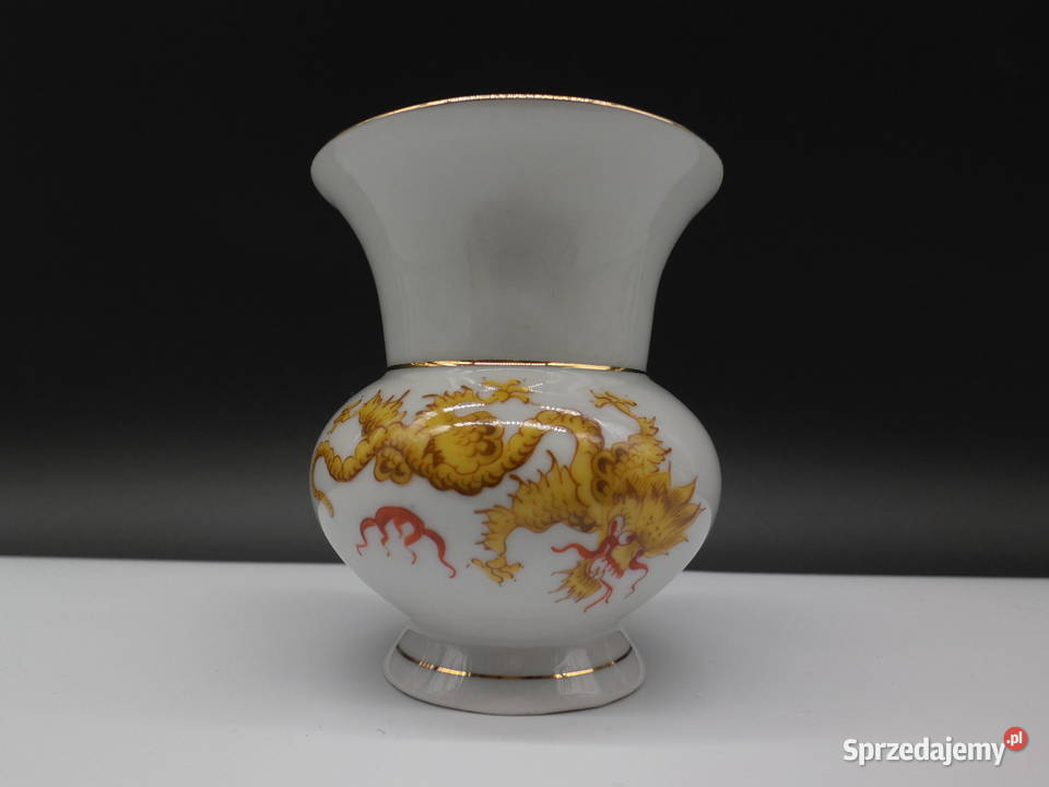 Porcelanowy wazonwazonik Meiner Handmalerei