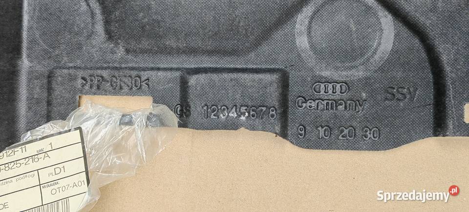 4G0825216A AUDI A6 NOWA PRAWA OSŁONA PODŁOGI Rożnów