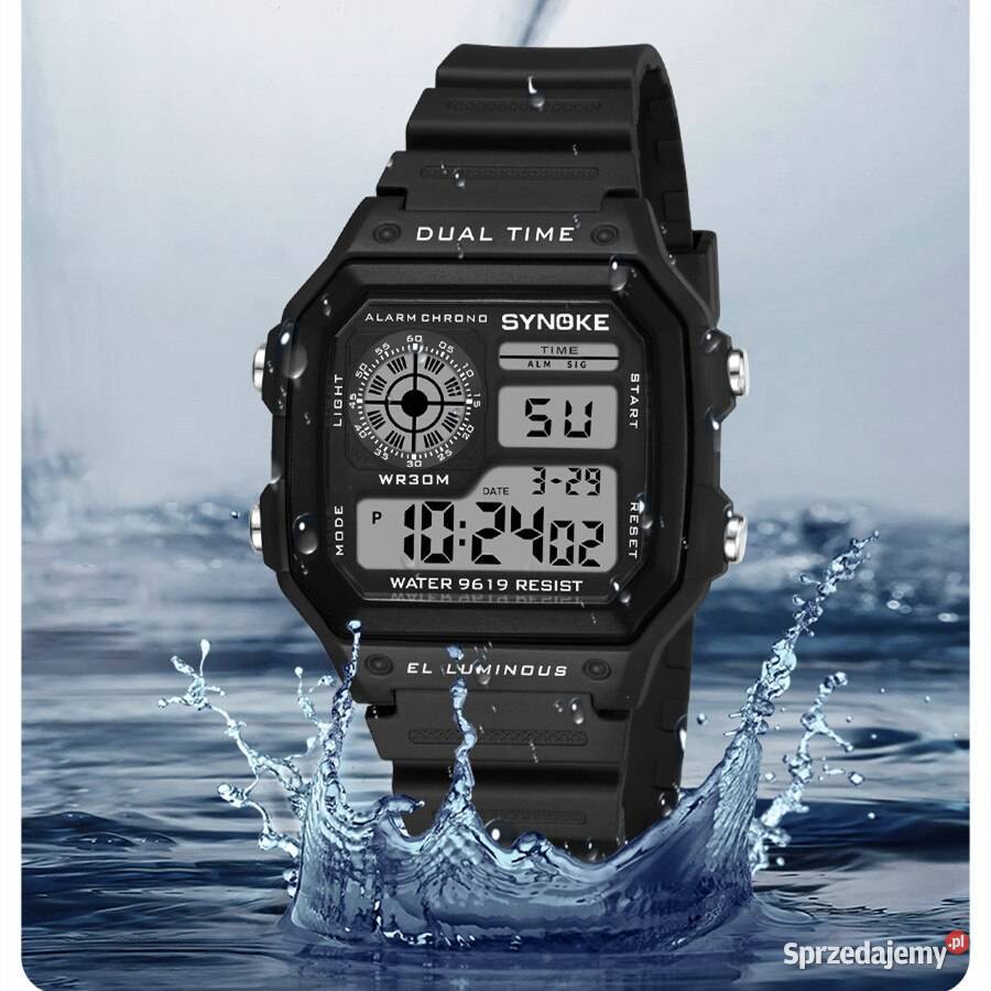 Zegarek męski cyfrowy Synoke elektroniczny lubuskie Gorzów Wielkopolski