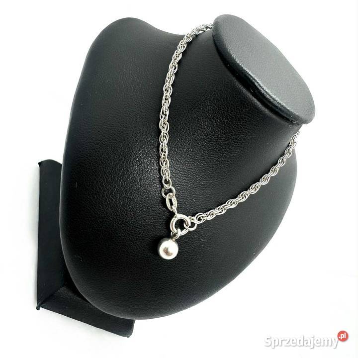Srebrna Bransoleta Próby 925 259g Długość 19 srebro Elbląg