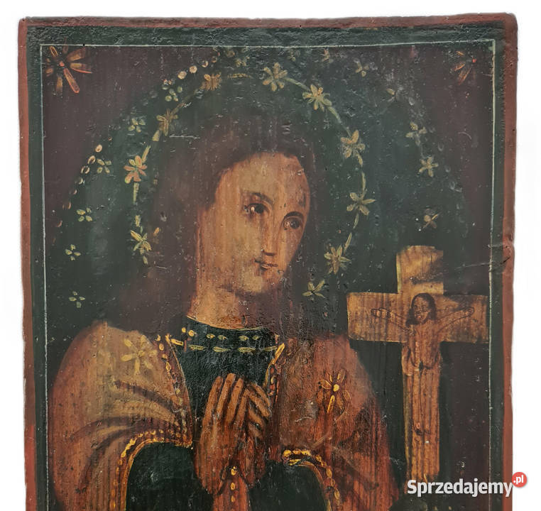 Ikona Matka Boża Achtyrska XIX wiek 0251