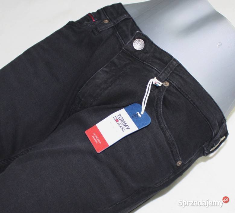 Damskie jeansy Tommy Jeans Sophie czarne rurki Tommy Hilfiger Tarnowskie Góry