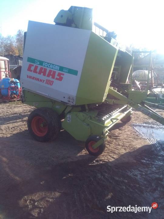 Prasa rolująca pasowa claas variant 180 Trawy, słoma Wierzbno