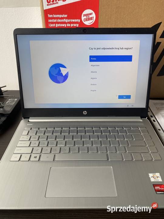 HP Laptop 14sfq0012nw Stan IDEALNY nowy AMD Zbylitowska Góra