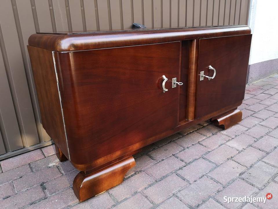 Komoda ARTDECO OrzechDąb RTV Niska Stara Antyk wielkopolskie Swarzędz