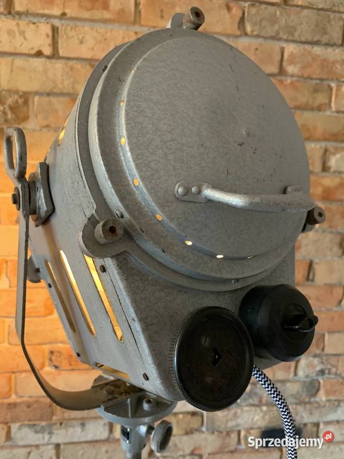 Lampa zabytkowa oświetlenie filmowe PRL 1963