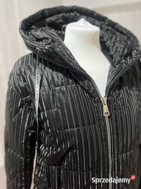Nowa czarna kurtka zimowa damska L Kurtki i płaszcze Myślenice