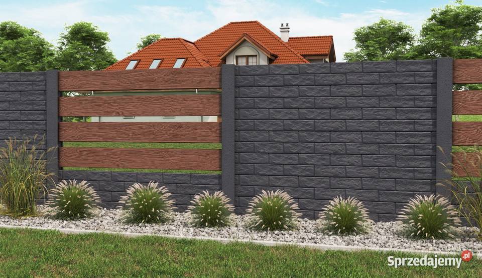 Nowoczesne ogrodzenie betonowe formy do Biznes i Przemysł Tomaszów Mazowiecki sprzedam