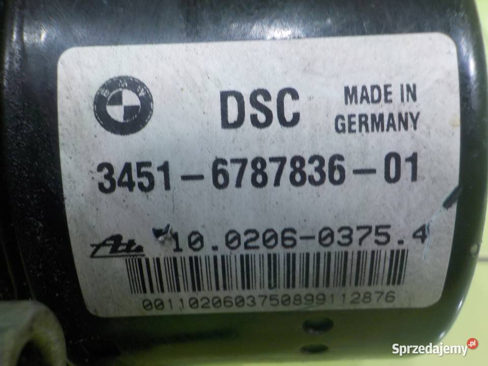 BMW E92 LIFT 20 B 09r 2D COUPE pompa ABS 6787837 Pompy hamulcowe Suków