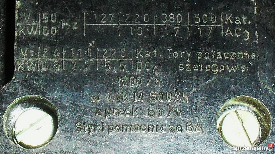 Stycznik 40 A MSM3 FAEL cewka 220 VAC Gliwice