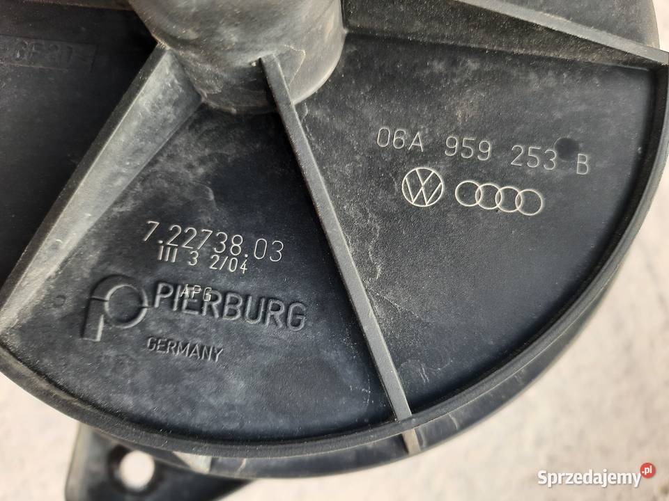 Pompa powietrza wtórnego Audi A4 B6 B7 A3 Seat Recyrkulacja spalin EGR Motoryzacja Szczerbice