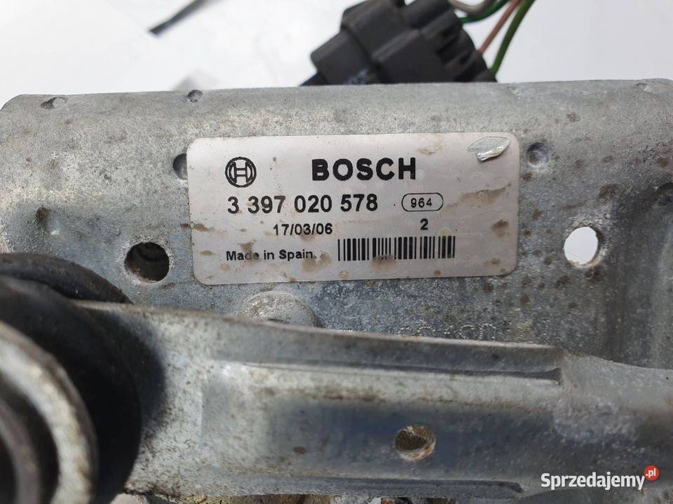 MECHANIZM WYCIERACZEK PRZÓD PEUGEOT 206 Lipno sprzedam