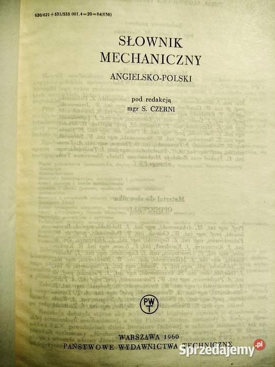 Słownik matematyczny polsko angielski szkolne