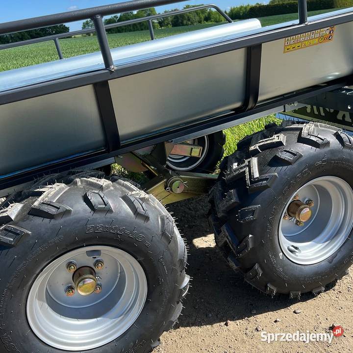 Przyczepa leśna ATV z wywrotem i wyciągarką PRO Jędrzejów sprzedam