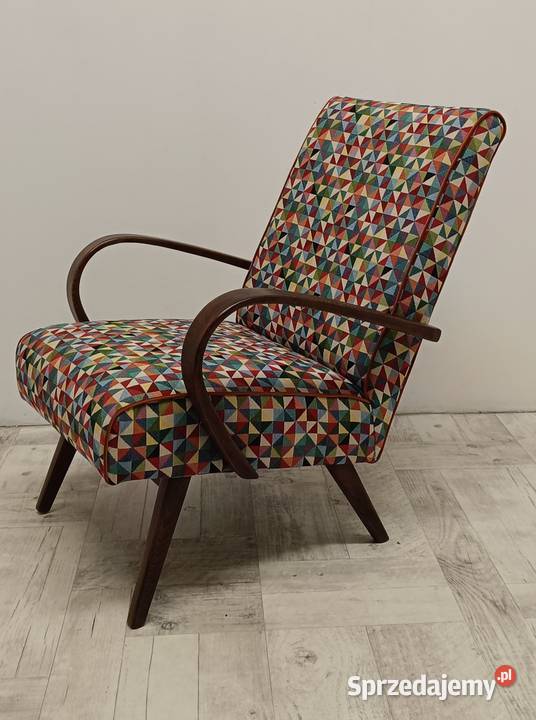 fotele PRL design lata 70te vintage Chierowski sprzedam