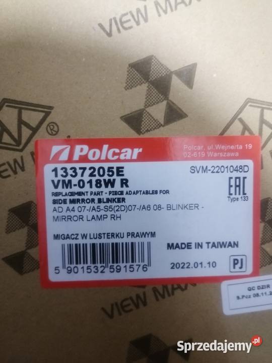 Kierunek Led Audi A5 lusterko podlaskie Białystok