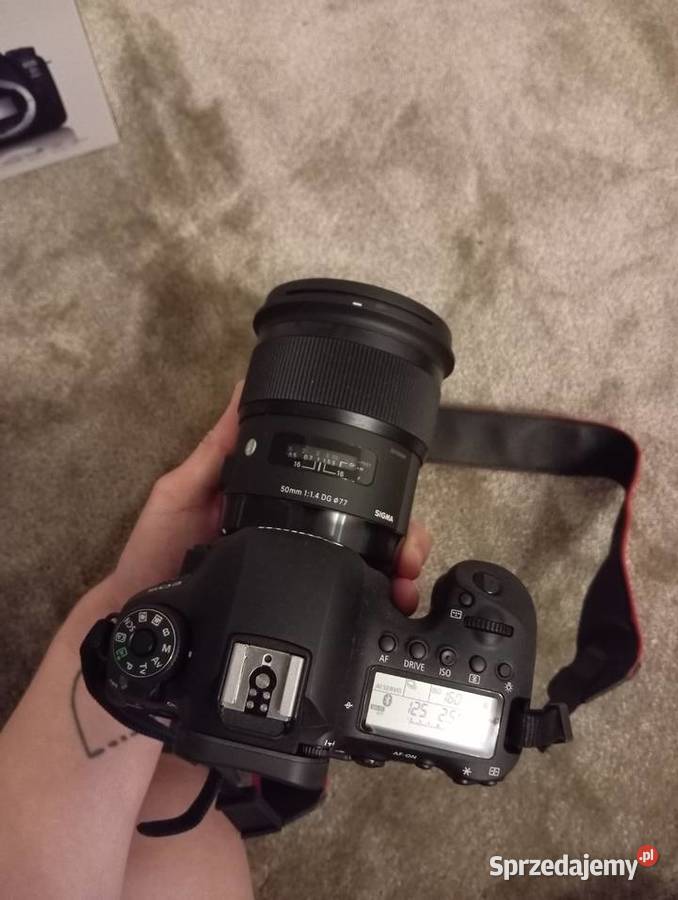 Canon 6D mark II obiektyw Sigma 50mm 14 art małopolskie Dąbrówki Breńskie sprzedam