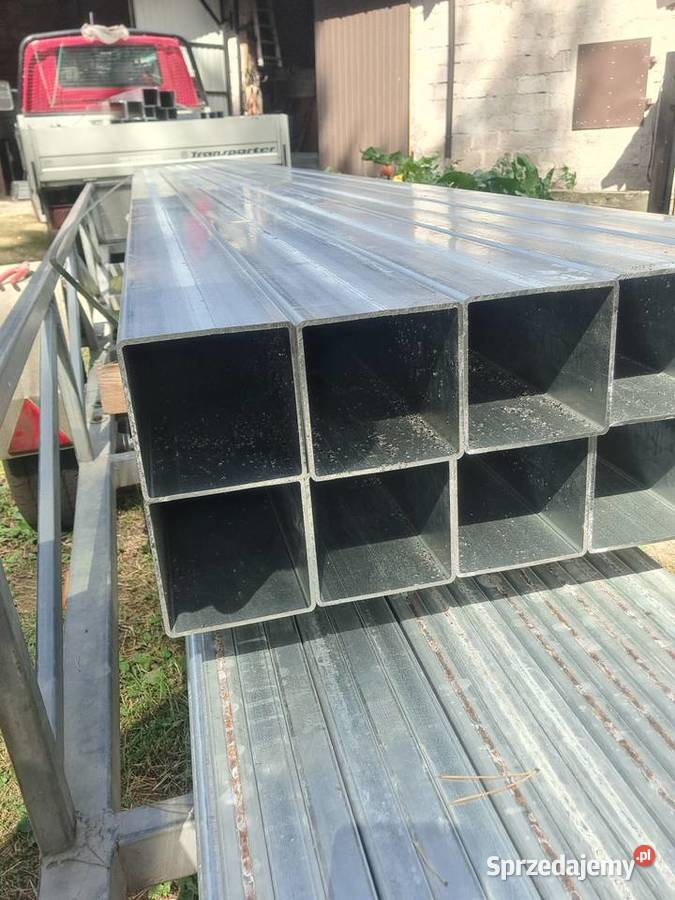 Słupek bramowy ocynkowany 80x80x3mm 2mm dl 230 Klucze