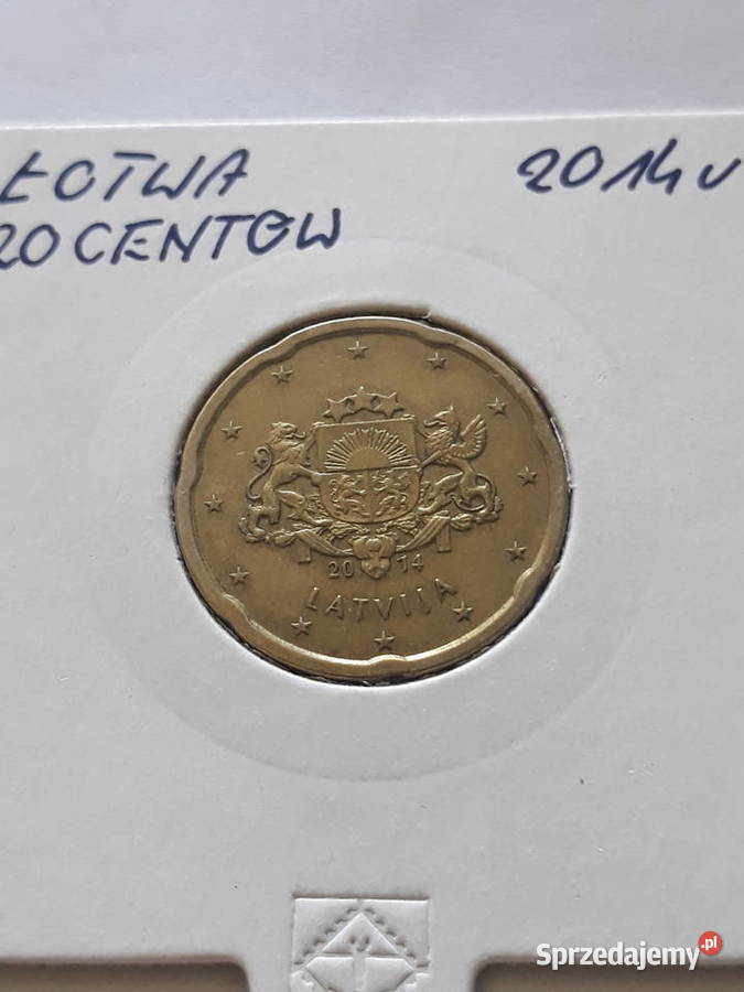 20 Eurocentów Łotwa 2014 r