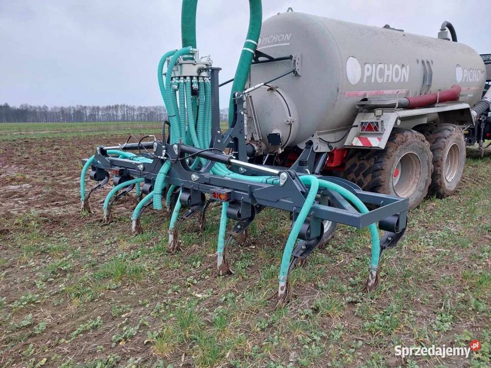 aplikator do gnojowicy o szerokości roboczej 5 m