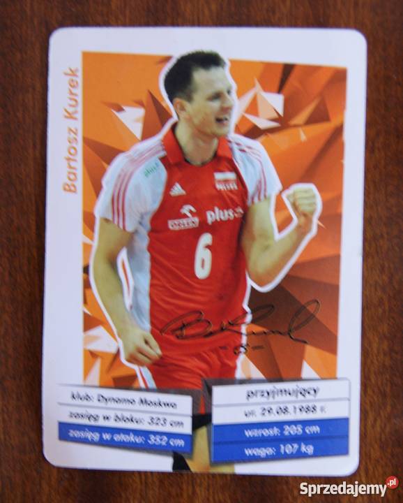 Karta zawodnicza Bartosz Kurek siatkówka