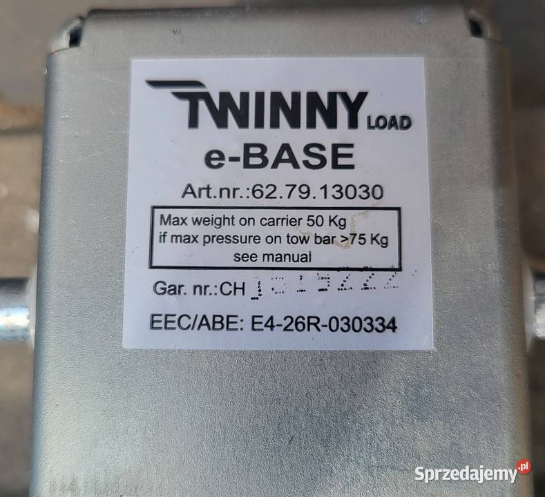 Twinny Load Swing uchylny bagażnik rowerowy na Pozostałe opolskie