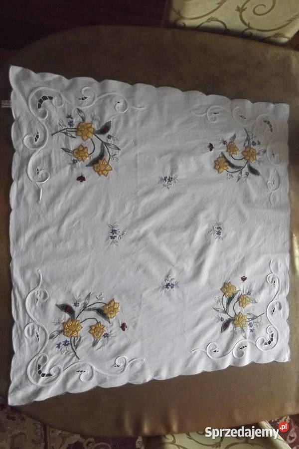 Obrusik 7878 haft biały Piekary Śląskie