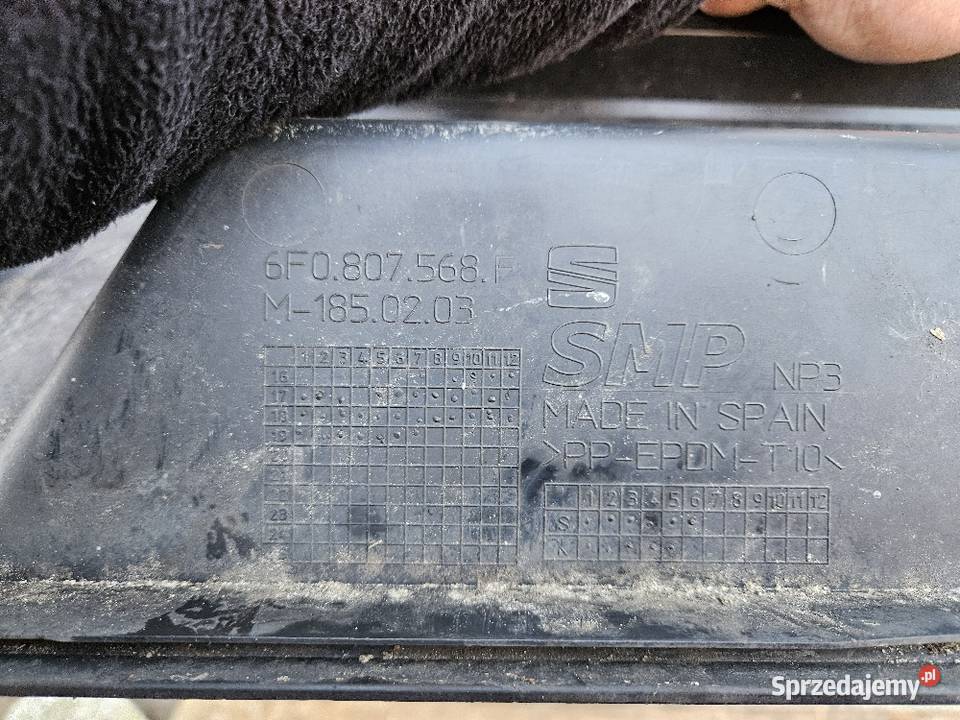 SEAT IBIZA V 5 FR DYFUZOR SPOILER ZDERZAKA TYŁ wielkopolskie