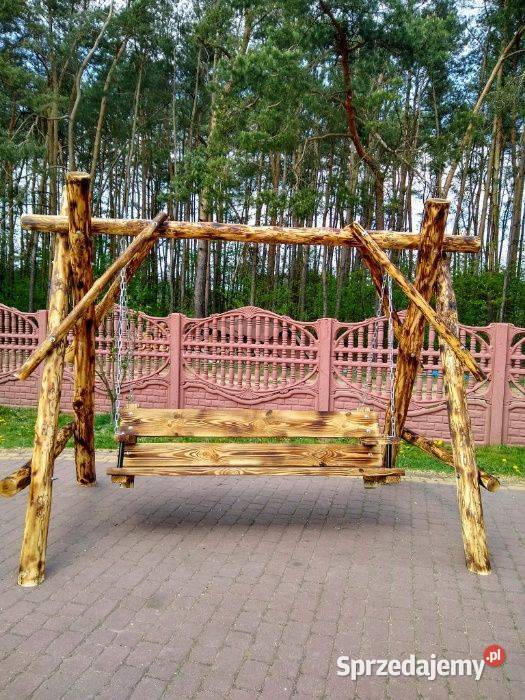 Huśtawki duże ogrodowa porządnie wykonana Iława sprzedam