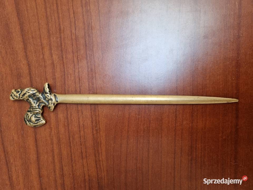 Zabytkowy nóż do otwierania listów lubelskie Lublin
