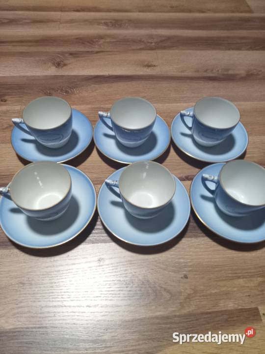 Zestaw 6 filiżanek i spodków BG Promnice