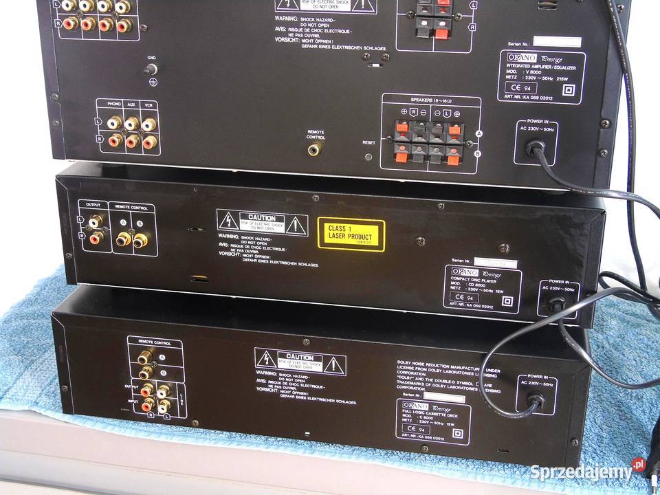 Wieża Okano Prestige 8000 korektor sprawna Wieże i miniwieże Jasło sprzedam