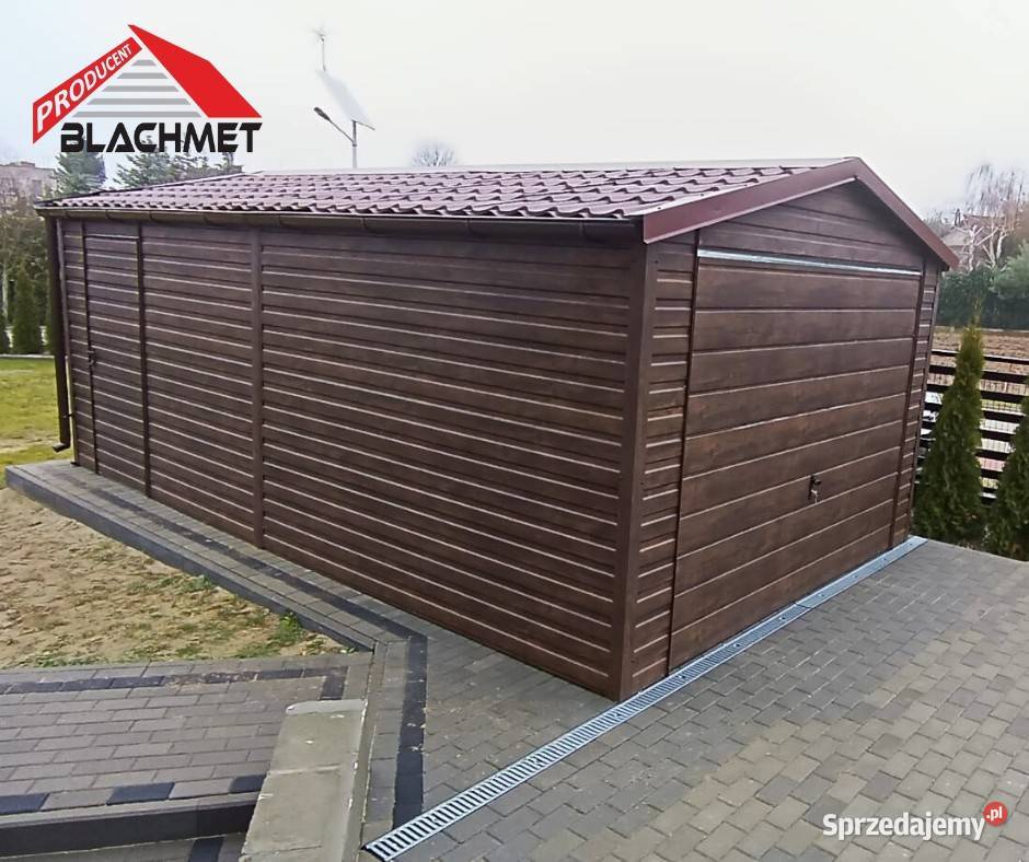 Garaż Blaszany 6x5 producent profil poziom Poznań