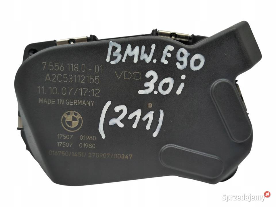 PRZEPUSTNICA BMW E90 E91 30 i 7556118 Przepustnice sprzedam