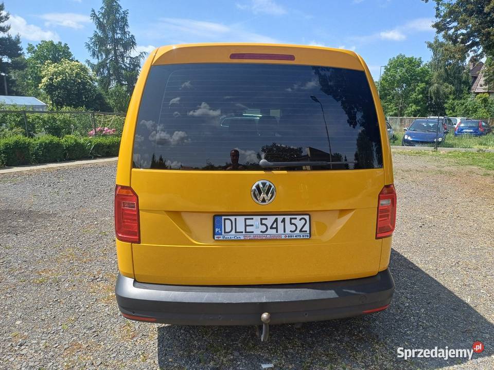 VW Caddy MAXI 20 TDICR 102 2019r klimatyzacja czujnik zmierzchu dolnośląskie Lubin