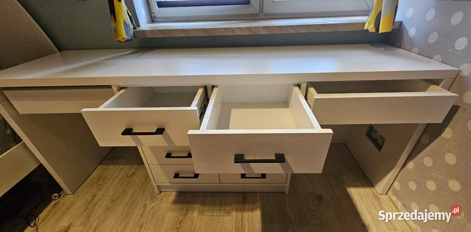 Biurko z komodą 2 osobowe