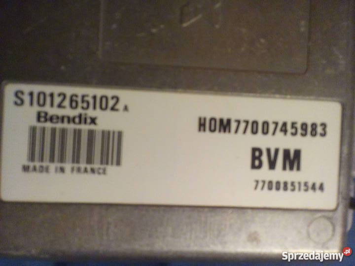 STEROWNIK K0MPUTER RENAULT R25 20 s101265102A komputery Piaseczno
