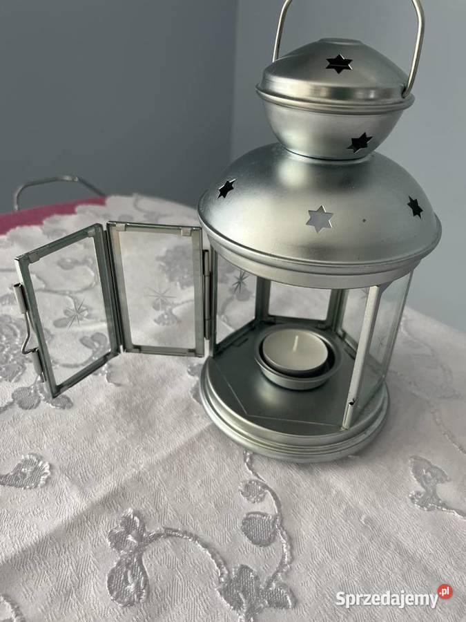 Lampion tarasowoogrodowy metalowy na świeczkę Bielsko-Biała