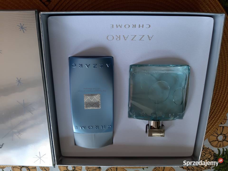 Azzaro Chrome perfumy 100ml szamponźle 200ml 100 mazowieckie Podkowa Leśna