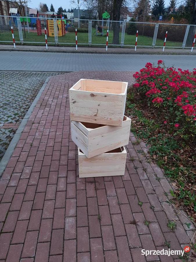 Skrzynka drewniana NUMER1 szlifowana handmade Skrzynki i opakowania Warszawa