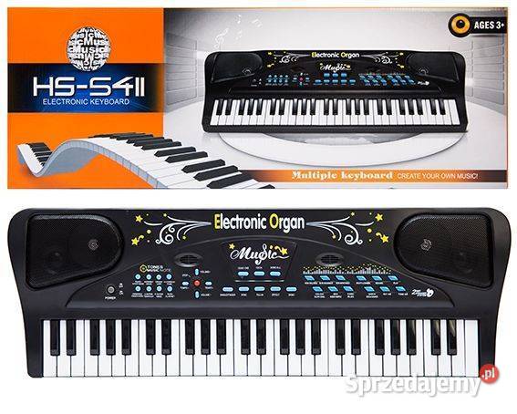 Duże organki pianinko keyboard z mikrofonem 54 wielkopolskie Poznań