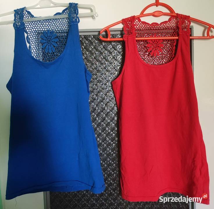 Topy damskie zestaw czerwony
