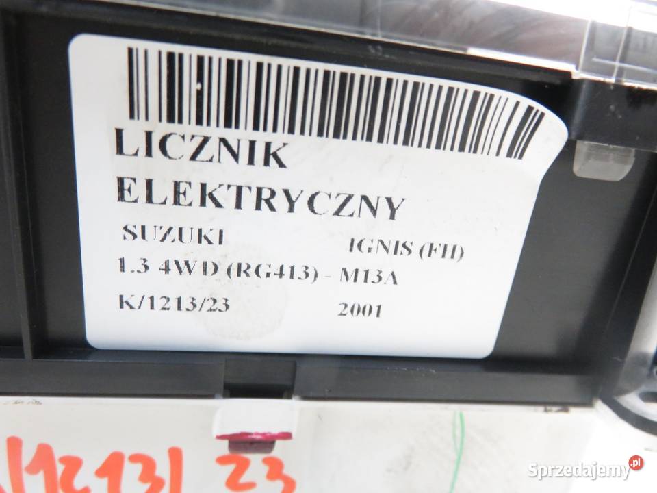 LICZNIK SUZUKI IGNIS FH 13 3410080G50 341008GA sprzedam