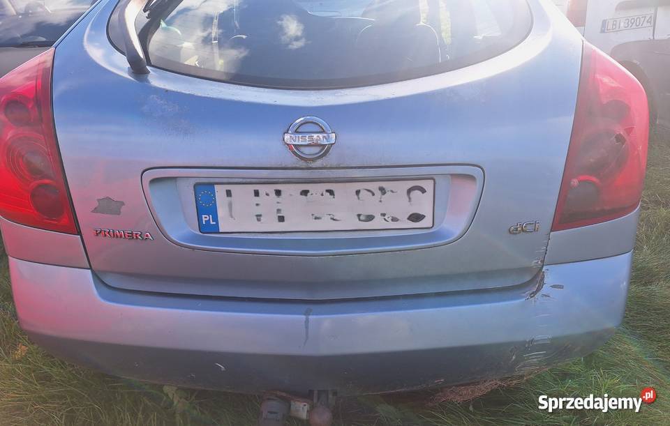 Klapa Tylnia Bagażnika Nissan Primera osobowe Wisznice