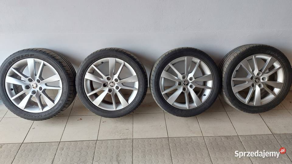 Koła skoda octavia 3 alufelgi 17 z oponami Szczecin
