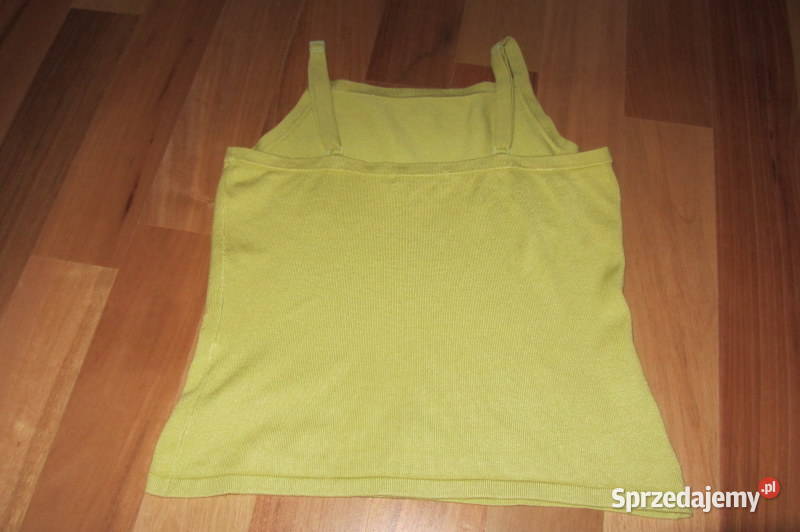 oliwkowa bluzka koszulka dzianina S 36 mazowieckie Warszawa